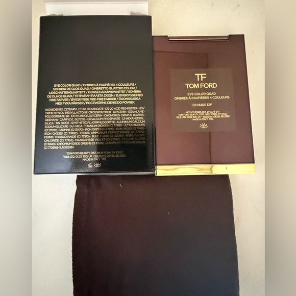 Tom Ford Eye Color Quad Eyeshadow Palette 03 Nude Dip Full Size 0.21oz/6g NIB - Picture 3 of 7